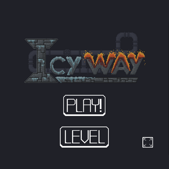 Le menu principal du jeu Icy Way.